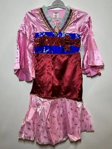 Disney Girl's Mulan Costume Red/Pink Disney store Size 5/6 - Picture 1 of 2