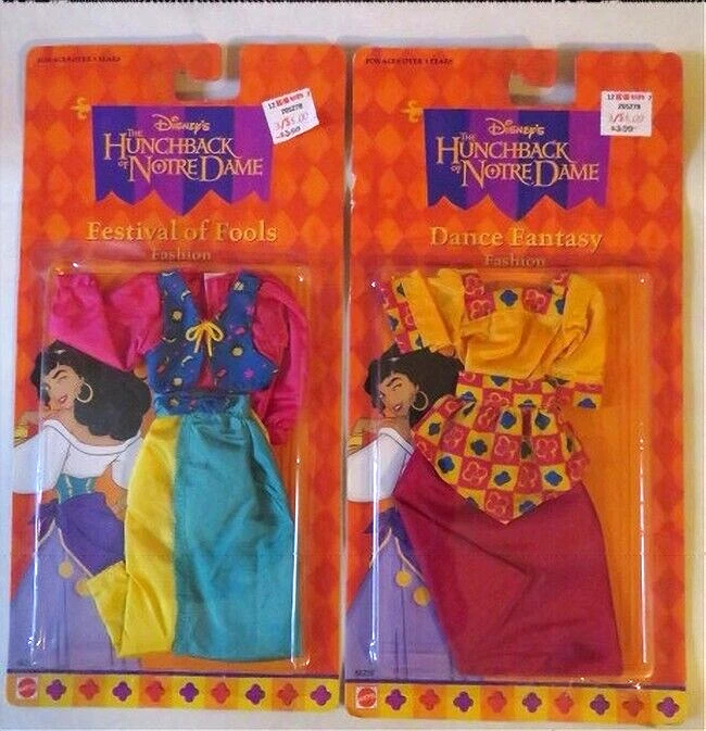 1996 Hunchback Notre Dame Esmerelda Festival Fools Fashion Disney 66230 Barbie