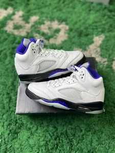 Nike Air Jordan 5 Dark Concord size 4 44088-141 OG V Retro White - Picture 1 of 12