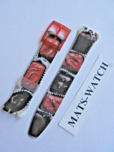Swatch + Nastro + Gent + AGK291 Be Mine + 17mm + Nuovo / Nuovo - Picture 1 of 1