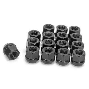 KSP M12x1,5 Open End Radmuttern, 16 Stück ATV Lug Nut M12X1,5-Sechskant 19 mm schwarz - Bild 1 von 8