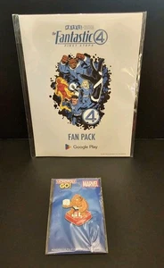 Google Play Fantastic 4 Primi Passi Fan Pack e Spilla Monopoly Go Nuovo - Foto 1 di 5