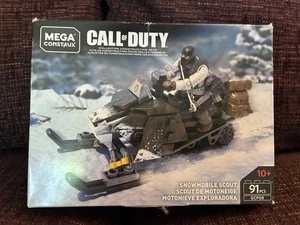 Mega Construx Call Of Duty Snowmobile Scout GCP08 -NEW - Picture 1 of 2