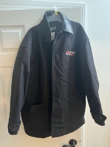 Vintage Roots Canada Wool Jacket Coat Large 007 Die Another Day James Bond - Picture 1 of 3