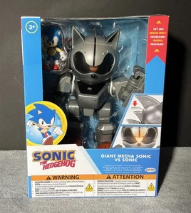 ✅ Figurine Jakks Pacific Sonic the Hedgehog GIANT MECHA SONIC vs SONIC Light Up - Photo 1/4