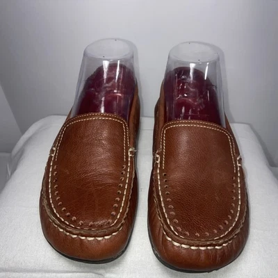 Zapatos Mocasines de Cuero Hush Puppies Para Mujer’s 6 Marrón Sin Cordones Cómodos Preppy Foto 1 de 4