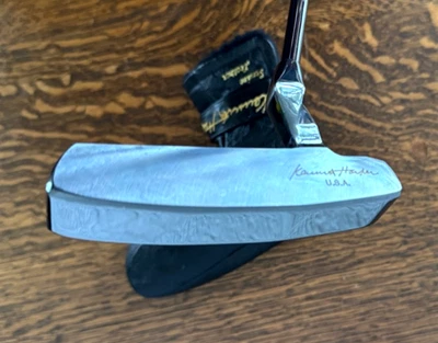 PT  Kenneth Harper USA (K.W. Murray) Gunmetal Blue Head/Shaft Putter & HC 35" - Image 1 of 4