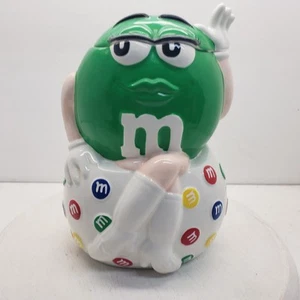 M&M Green Girl Ceramic Cookie Jar 2001 - Picture 1 of 13