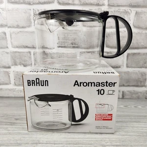 Braun Aromaster KFK 10 L Replacement 10 Cup Glass Carafe with Flavor Seal Coffee - Picture 1 of 6
