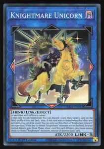 Knightmare Unicorn ALT ART - RA01-EN043 - Super Rare - 1st Edition Yugioh - Picture 1 of 1