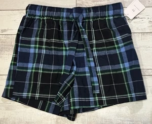 Auden PJ Pyjama Shorts Gr. XS - kariert/blau/grün - NEU - Bild 1 von 7