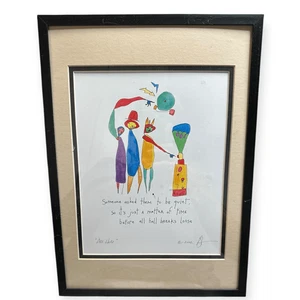 VINTAGE BRIAN ANDREAS All Hell” 2002 StoryPeople Framed Art Print 12x16 - Picture 1 of 4