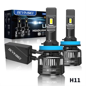 2x H11 H8 LED Foglight Bulbs 120W 6000K White For BMW 7 Series F01 F02 F03 08-15 - Picture 1 of 9