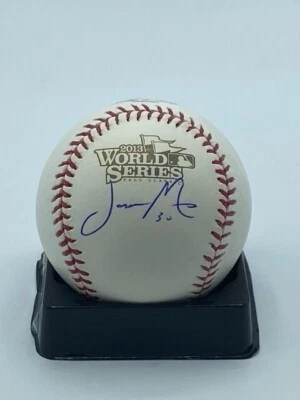 Jason Motte 亲笔签名圣路易斯红雀队 2013 世界系列棒球 PSA/DNA — 第 1/2 张图片