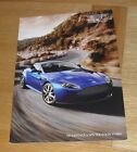 Aston Martin Vantage V8 S spécifications / bon de commande 2012-2013