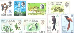 TERRITORIO BRITANNICO DELL'OCEANO INDIANO 1968 -1975 Collezione (8) CV $25+ - Foto 1 di 1