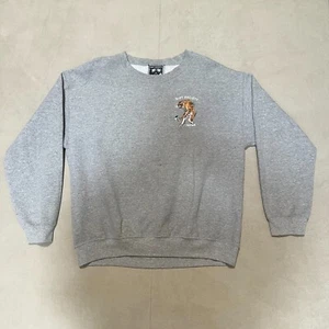 Riot Society Japan Tiger Logo Sweatshirt- Grey Size Large - Picture 1 of 9