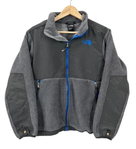 North Face Gray Two Tone Polsrtec Fleece Jacket Youth Large - Picture 1 of 6