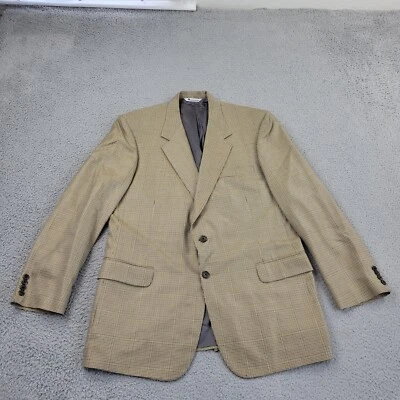Aquascutum Blazer Mens 44L Teena Hicks Wool Houndstooth Suit Jacket Sport Coat - Image 1 of 4