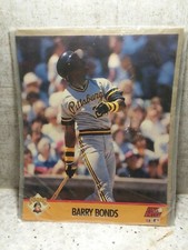 1991 IMPEL MARKETING LINE DRIVE BARRY BONDS 8" X 10" PHOTO POSTER