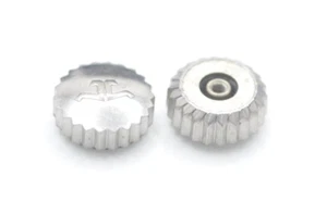 Jaeger-LeCoultre 815 825 E855 Memovox New Logo Steel Crown 5.4mm x 2.3mm Part - Picture 1 of 5