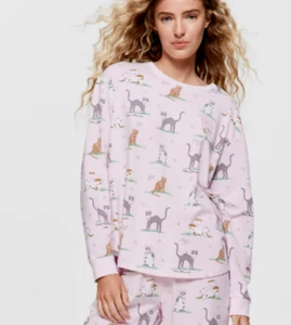 BNWT Peter Alexander Cats Sleep Top Size XL LAST ONE - Picture 1 of 6