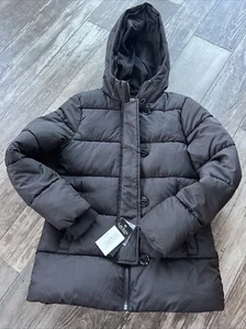 NWT LAUREN RALPH LAUREN Down Puffer Parka Black Size XS $260msrp - Picture 1 of 7