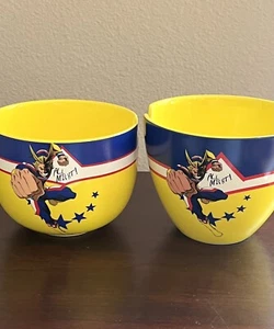2 Funimation My Hero Academia United States Of Smash Ceramic Ramen Noodle Bowls - Picture 1 of 18