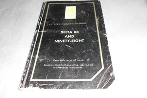 Manual del propietario original 1986 Oldsmobile Delta 88 y noventa-ocho - Imagen 1 de 3