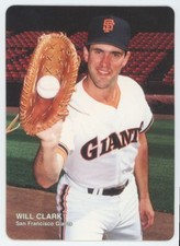 1989 MOTHER'S COOKIES WILL CLARK SAN FRANCISCO GIANTS #22