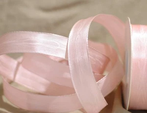  #5 Wired Pink Spring Ribbon 25 Yards X 7/8" Wide - Picture 1 of 3