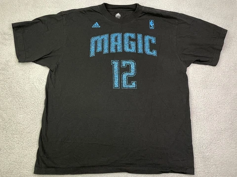 Orlando Magic Dwight Howard 12 Adidas T Shirt Mens Adult Large Black NBA Cover