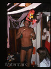 1974  Kodachrome Photo slide Shirtless Man   bulge