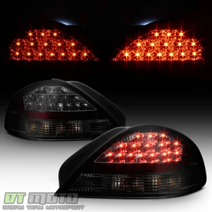 Black Smoke 1999-2005 Pontiac Grand AM Lumileds LED Tail Lights Lamps Left+Right - Picture 1 of 11