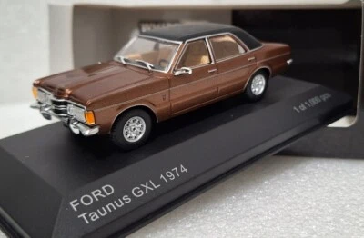 Ford Taunus GLX 1974 marrón 1:43 caja blanca WB277 ¡EXTREMADAMENTE RARO!! Foto 1 de 4