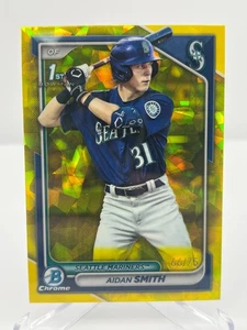 Bowman Zafiro Aidan Smith 66/75 Zafiro Amarillo Nº 2024 BCP-45 MARINERS - Imagen 1 de 2