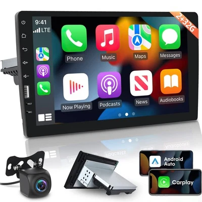 NHOPEEW 1 DIN CAR STEREO - Image 1 of 4