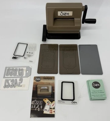 Tim Holtz Sizzix Sidekick 机器棕色和黑色 662535 24 件 — 第 1/4 张图片