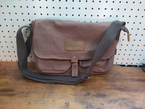 Gearonic Messenger Bag Brown Canvas Commuter Travel Shoulder Crossbody Field Bag - Picture 1 of 14