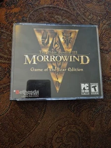Morrowind PC Elder Scrolls 3 Game of the Year Edition ,Blood Moon, Tribunal. - Picture 1 of 13