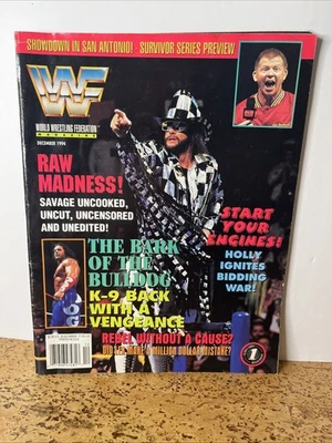 WWF/WWE Magazine- (Dec, 1994) Randy Savage Cover, Wrestling, Survivor Series, GC - Image 1 of 4