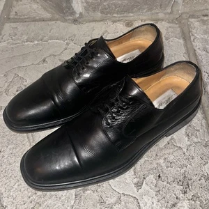 Mezlan Piazza Spanien schwarz Leder Cap-Toe elegante Schuhe 9,5 Herren - Bild 1 von 11