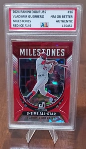 Panini Donruss Vladimir Guerrero #16 Red Ice 2024/149 hitos auténtico# 125452 - Imagen 1 de 6