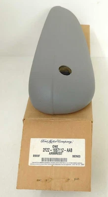 Nuevo reposabrazos de asiento original Ford 2002-2003 Windstar gris LTHR DIESTRO 2F2Z1667112AAB Foto 1 de 4