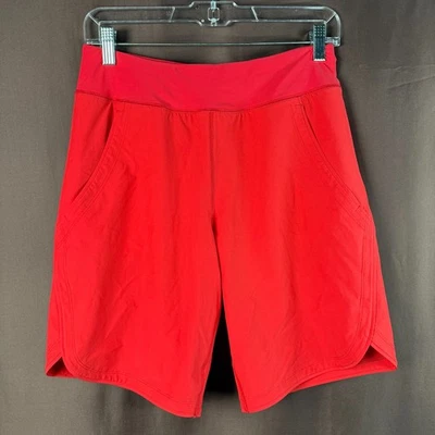 Pantalones cortos de natación Lands' End para mujer 8, 2-4 LONG 9" fresa parasol UPF 50 Foto 1 de 4