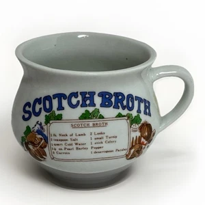 Vintage 1970’s Scotch Broth Soup Bowl With Handle Porcelain - Picture 1 of 4