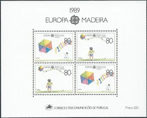 MADERA 1989 Europa BF MNH** - Imagen 1 de 1
