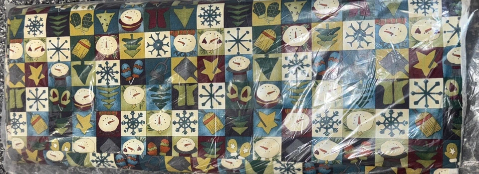 Lancaster Snowman 2793-56 Christmas Holiday 100% Cotton Fabric 15 Yrd /44” R5325 - Image 1 of 3