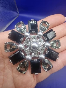 Swarovski Crystal Brooch, Noir - 39604683 - Picture 1 of 6