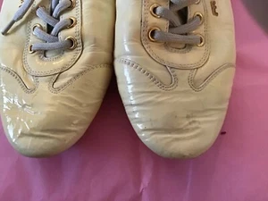 Prada 36.5 Yellow Patent Leather Sneakers - Picture 1 of 7